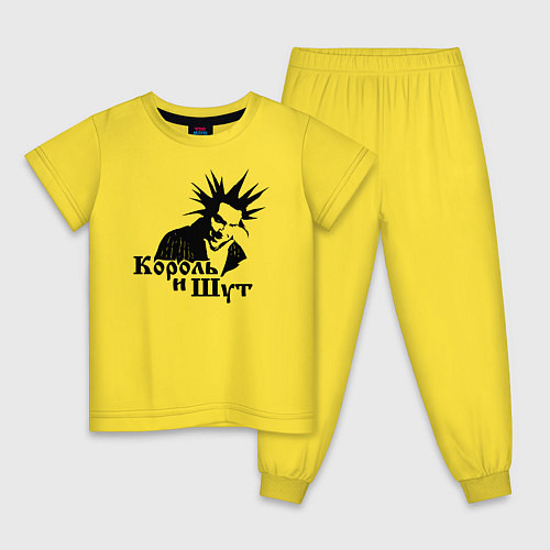 Детская пижама Король и Шут ГОРШОК / Желтый – фото 1