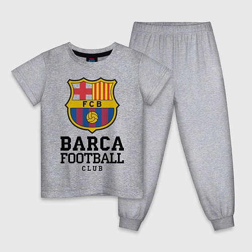 Детская пижама Barcelona Football Club / Меланж – фото 1