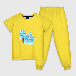 Детская пижама Мороженко-слайм