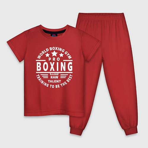 Детская пижама PRO BOXING / Красный – фото 1