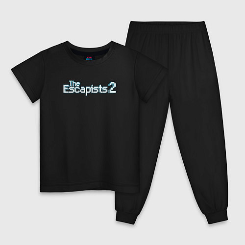 Детская пижама The Escapists 2 logotype / Черный – фото 1
