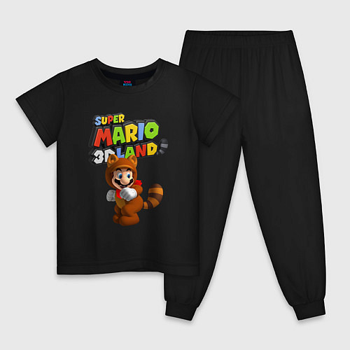 Детская пижама Super Mario 3D Land Hero / Черный – фото 1