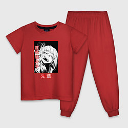 Пижама хлопковая детская Himiko TogaХимико Тога, цвет: красный