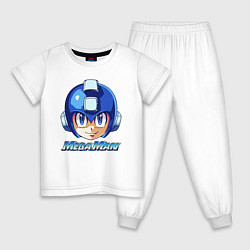 Пижама хлопковая детская Mega Man - Rockman, цвет: белый