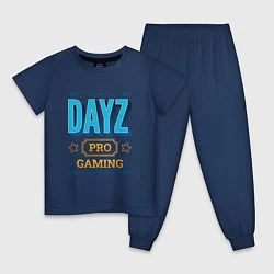 Пижама хлопковая детская Игра DayZ PRO Gaming, цвет: тёмно-синий