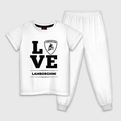 Детская пижама Lamborghini Love Classic