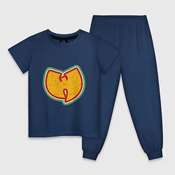 Пижама хлопковая детская Wu-Tang Colors, цвет: тёмно-синий