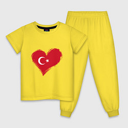 Детская пижама Сердце - Турция