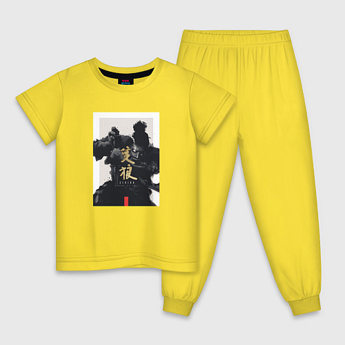 Детская пижама Секиро с катаной / Желтый – фото 1