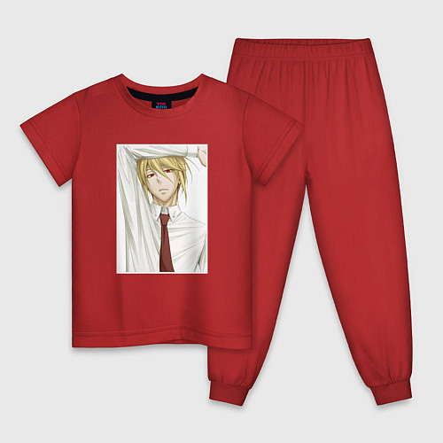 Детская пижама Уильям Джеймс Мориарти / Красный – фото 1