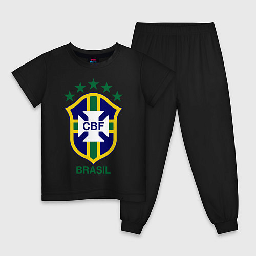 Детская пижама Brasil CBF / Черный – фото 1
