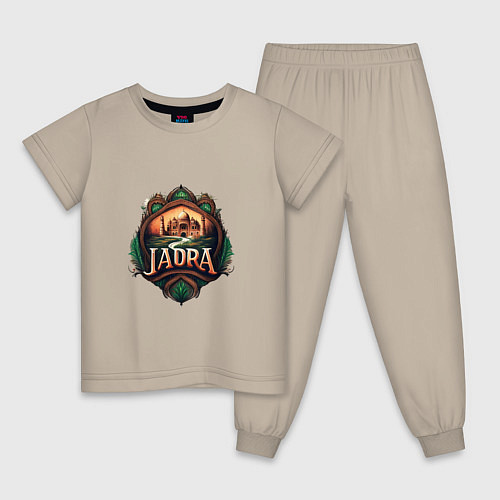 Детская пижама Jadra / Миндальный – фото 1