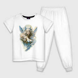 Детская пижама Царевна-Лебедь ангел - нейросеть