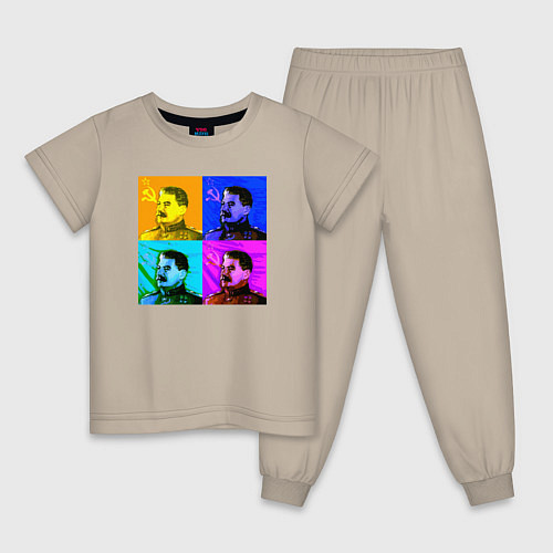 Детская пижама Color Stalin / Миндальный – фото 1