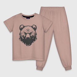 Детская пижама Бурый медведь