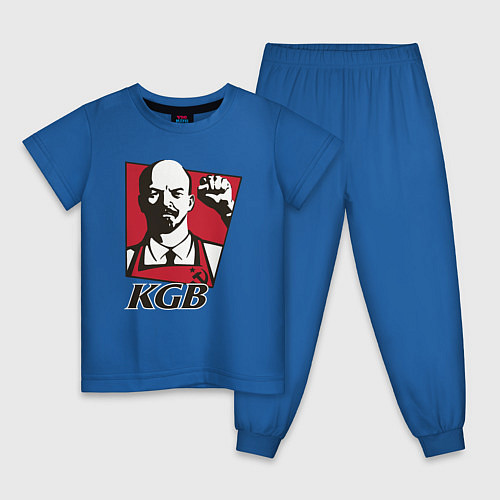 Детская пижама KGB Lenin / Синий – фото 1