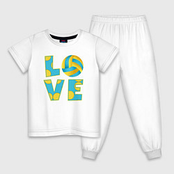 Детская пижама Volleyball love