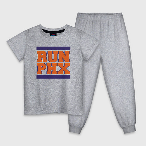 Детская пижама Run Phoenix Suns / Меланж – фото 1