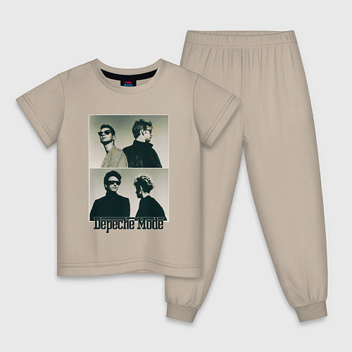Детская пижама Depeche Mode - Music for the Masses / Миндальный – фото 1