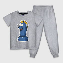 Детская пижама Шахматный конь InChess
