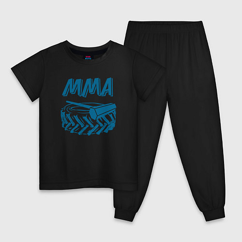 Детская пижама MMA power / Черный – фото 1