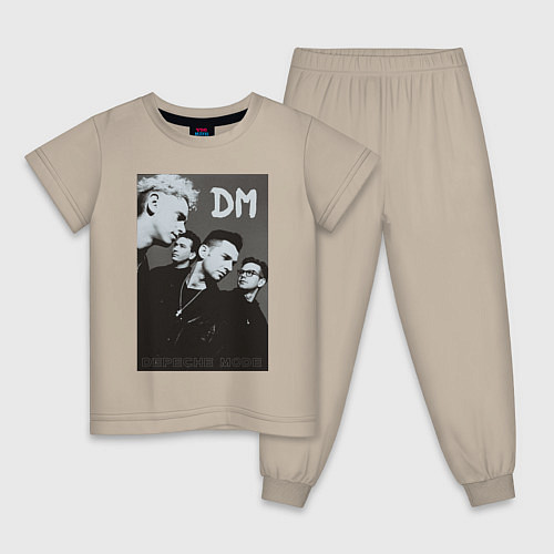 Детская пижама Depeche Mode 90 Violator / Миндальный – фото 1