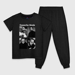 Пижама хлопковая детская Depeche Mode Violator 2, цвет: черный