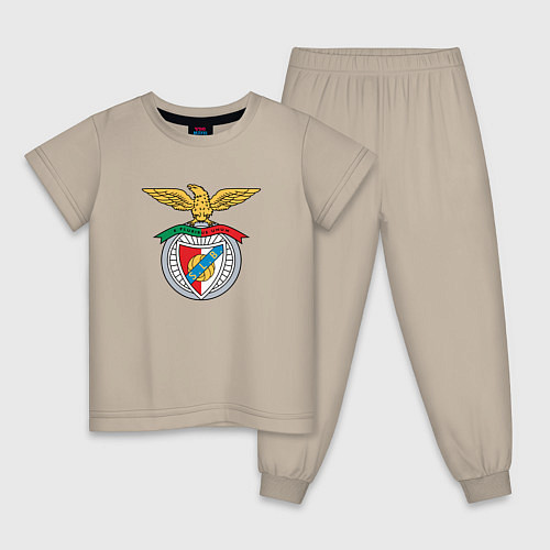 Детская пижама Benfica club / Миндальный – фото 1