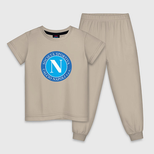 Детская пижама Napoli fc sport / Миндальный – фото 1