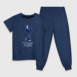 Пижама хлопковая детская Tottenham Hotspur fc sport, цвет: тёмно-синий
