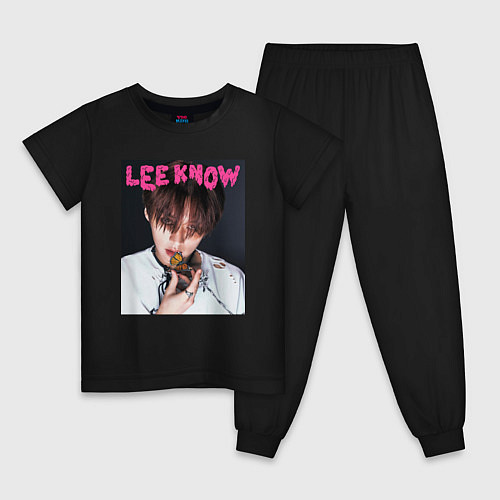 Детская пижама Lee Know Rock Star Stray Kids / Черный – фото 1