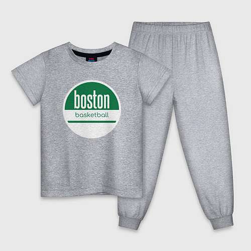 Детская пижама Boston basket / Меланж – фото 1