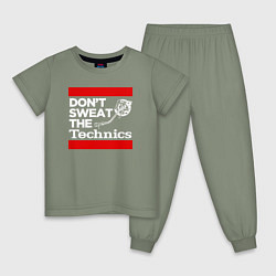 Детская пижама Dont sweat the Technics