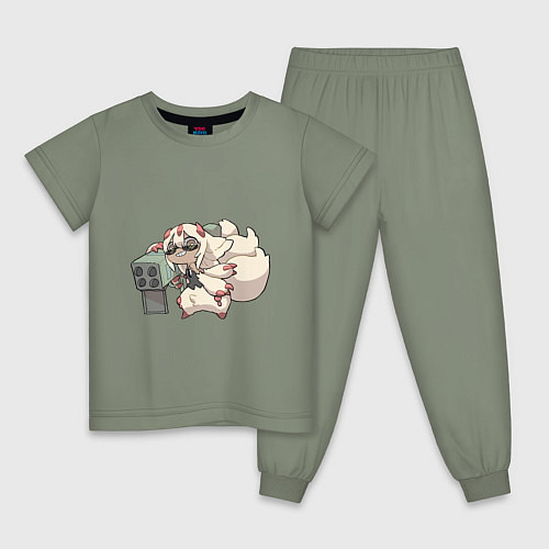 Детская пижама Опасная Фапута / Авокадо – фото 1