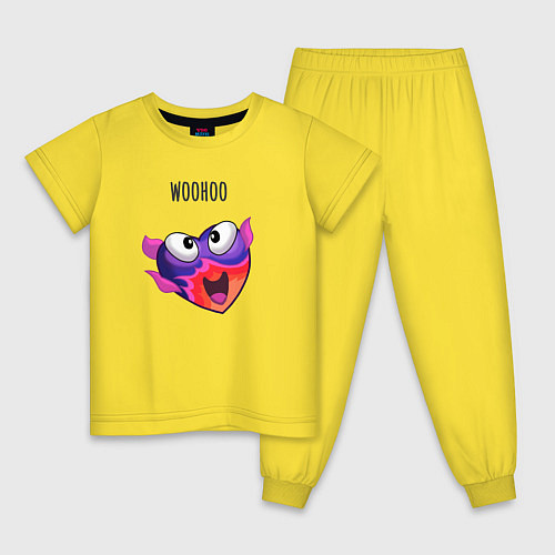 Детская пижама The sims woohoo / Желтый – фото 1