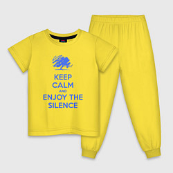 Детская пижама Keep calm and enjoy the silence