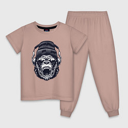 Детская пижама Music gorilla
