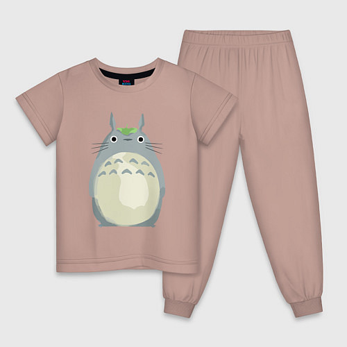 Детская пижама Neighbor Totoro / Пыльно-розовый – фото 1