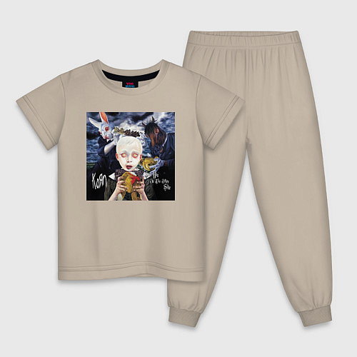 Детская пижама Korn - See You on the Other Side / Миндальный – фото 1