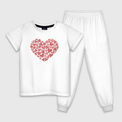 Детская пижама Hearts love