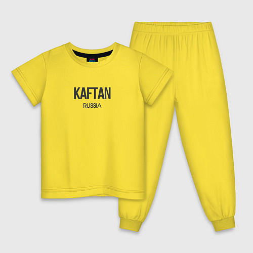 Детская пижама Kaftan / Желтый – фото 1