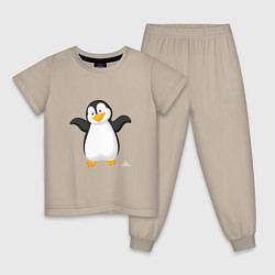 Детская пижама Веселый пингвин красивый