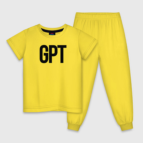 Детская пижама GPT / Желтый – фото 1