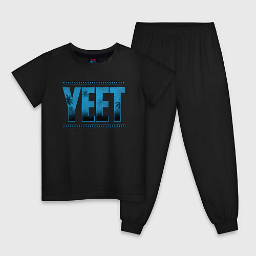 Детская пижама Jey Uso yeet wwe / Черный – фото 1