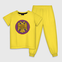 Пижама хлопковая детская Восточная Римская Империя из Total War: Attila, цвет: желтый