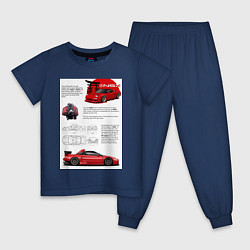 Детская пижама Honda nsx
