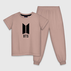 Детская пижама BTS знак