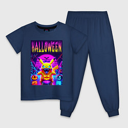 Детская пижама Pikachu - halloween vaporwave