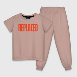 Детская пижама Replaced logo