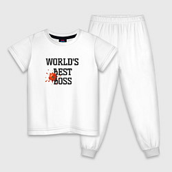 Детская пижама Worlds best boss